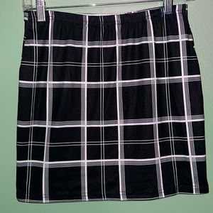 Shein plaid mini skirt size M